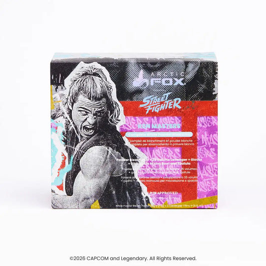 Arctic Fox x Street Fighter KEN MASTERS Complete White Powder Bleach Kit